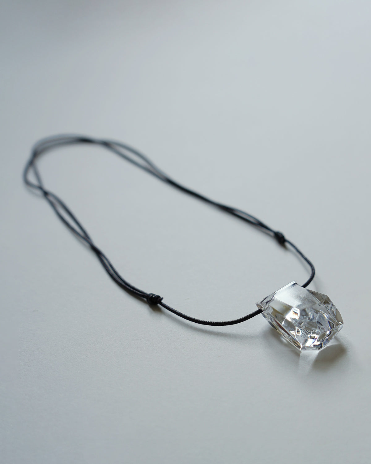 Chrystal Glass Rock Necklace