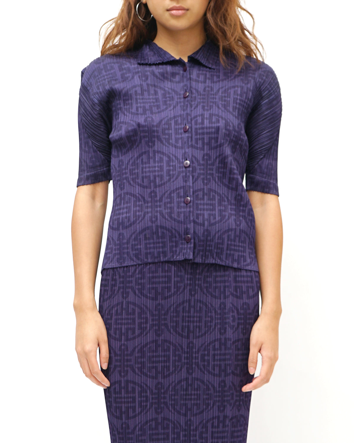 Pleats Please Asian Printed Shirt – Front General Store