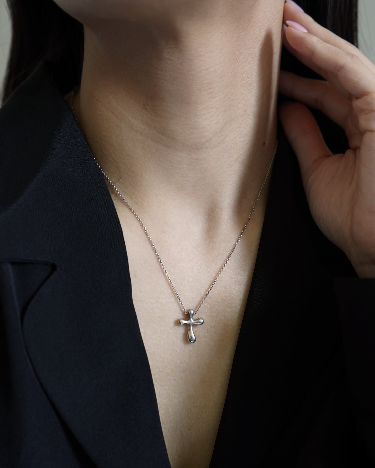 Silver Cross Necklace