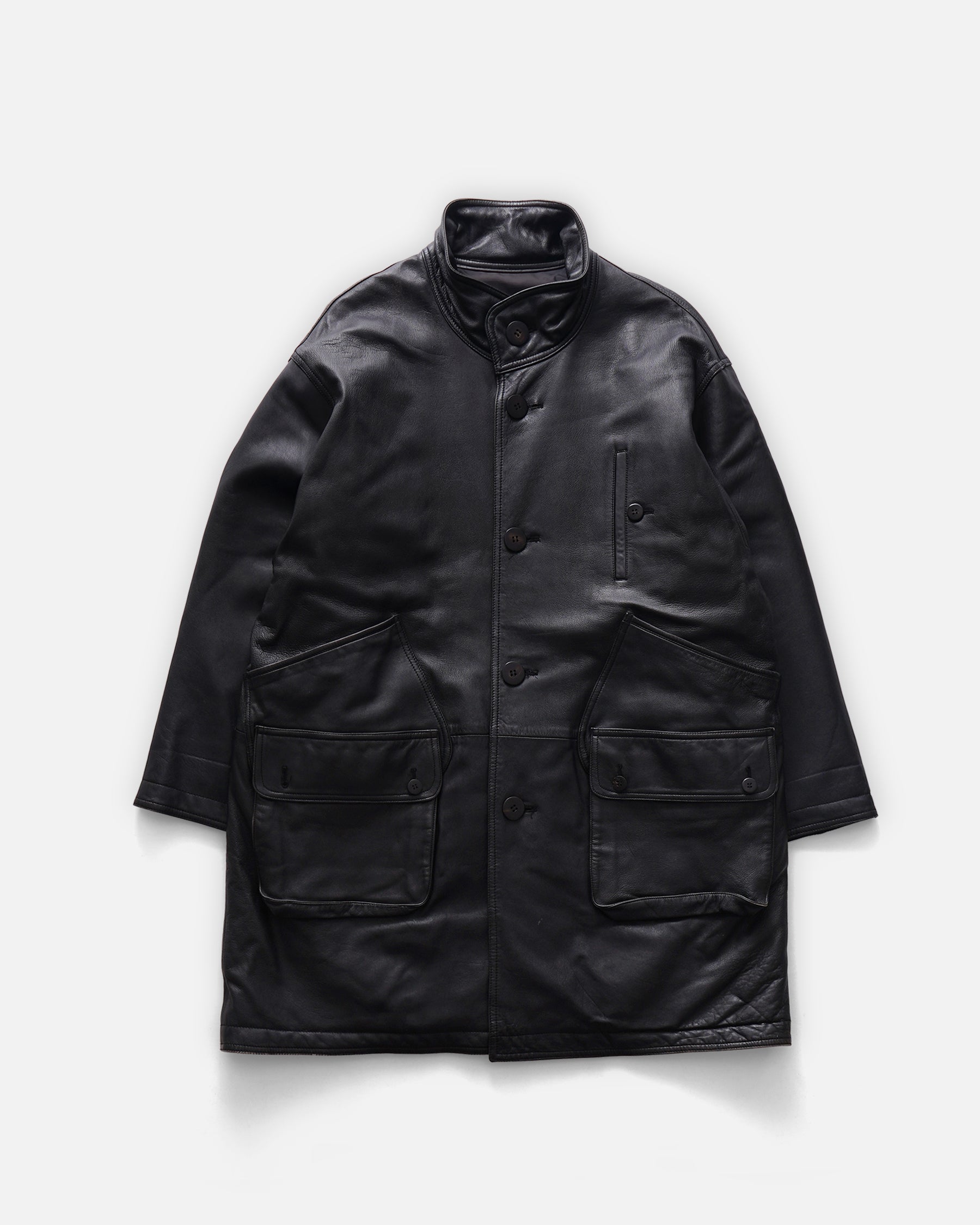 I.S. ISSEY MIYAKE Reversible Leather Coat – Front General Store