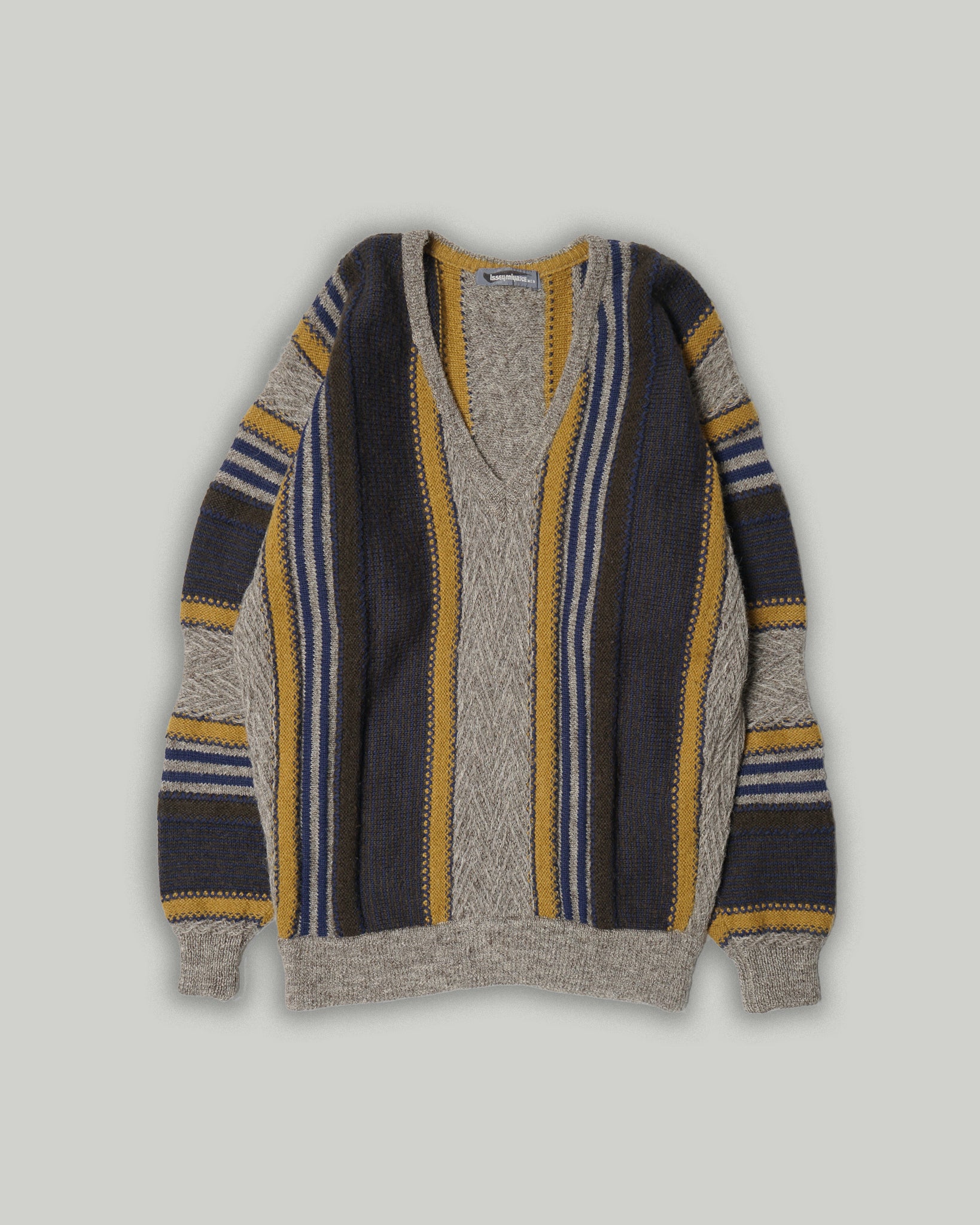 Stripe V-neck Sweater