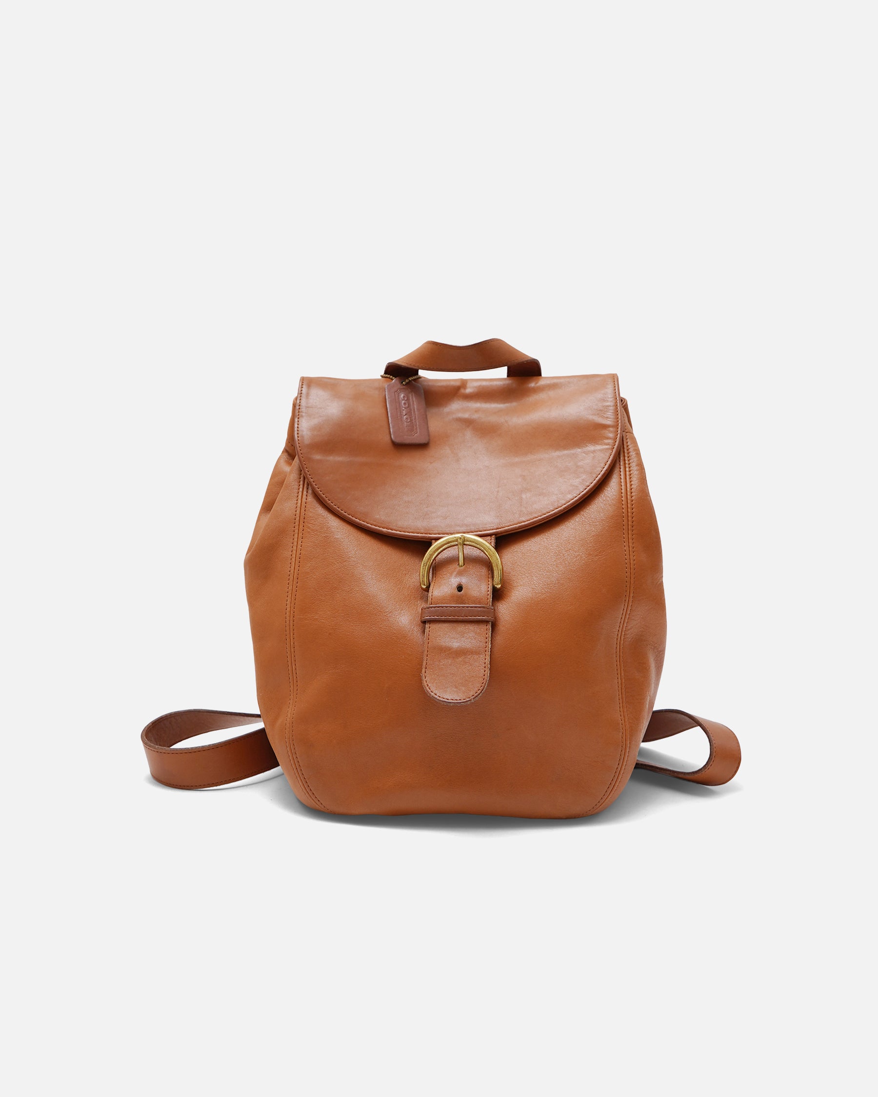 Brown Leather Backpack