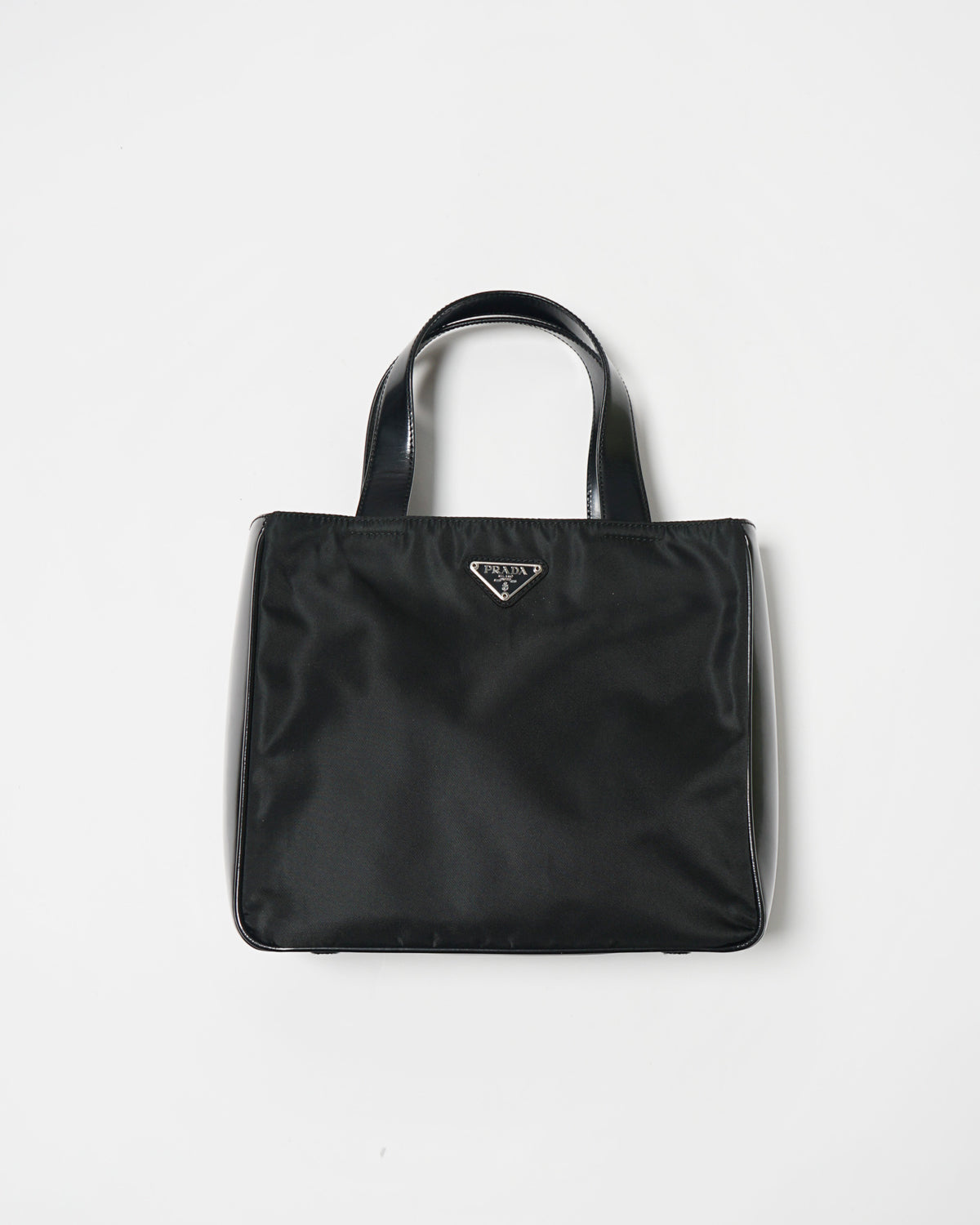 Prada Nylon x Enamel Hand Bag