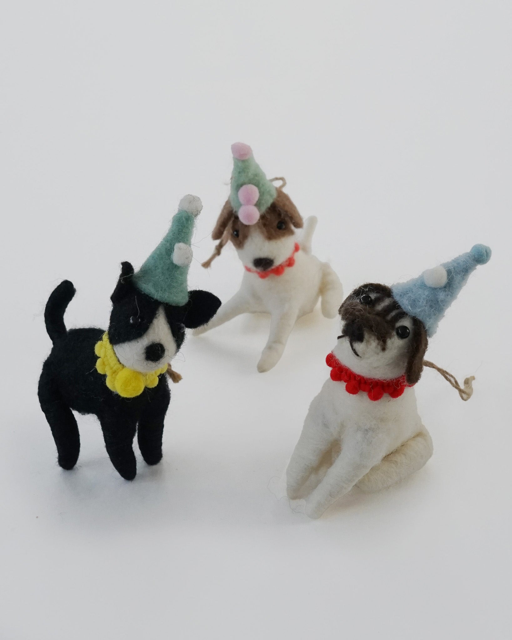 Felt Party Dog Ornament