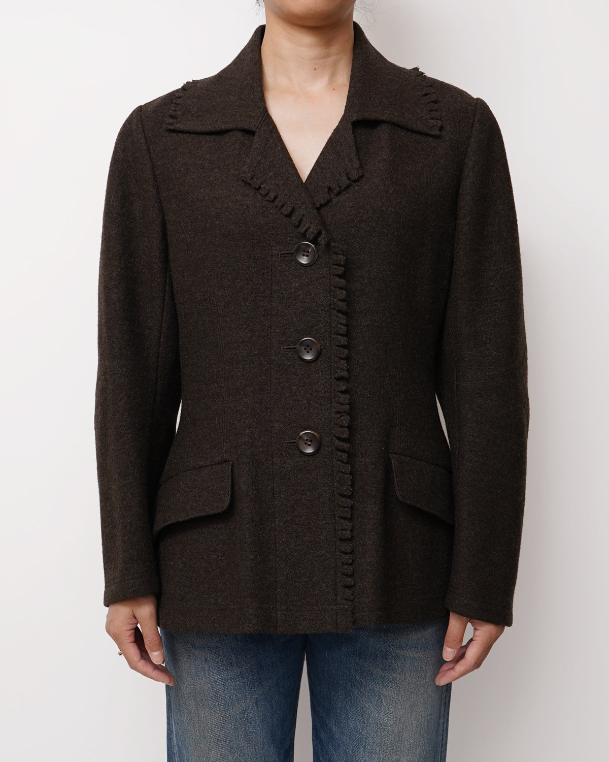 Designed Wool Tailored Jacket