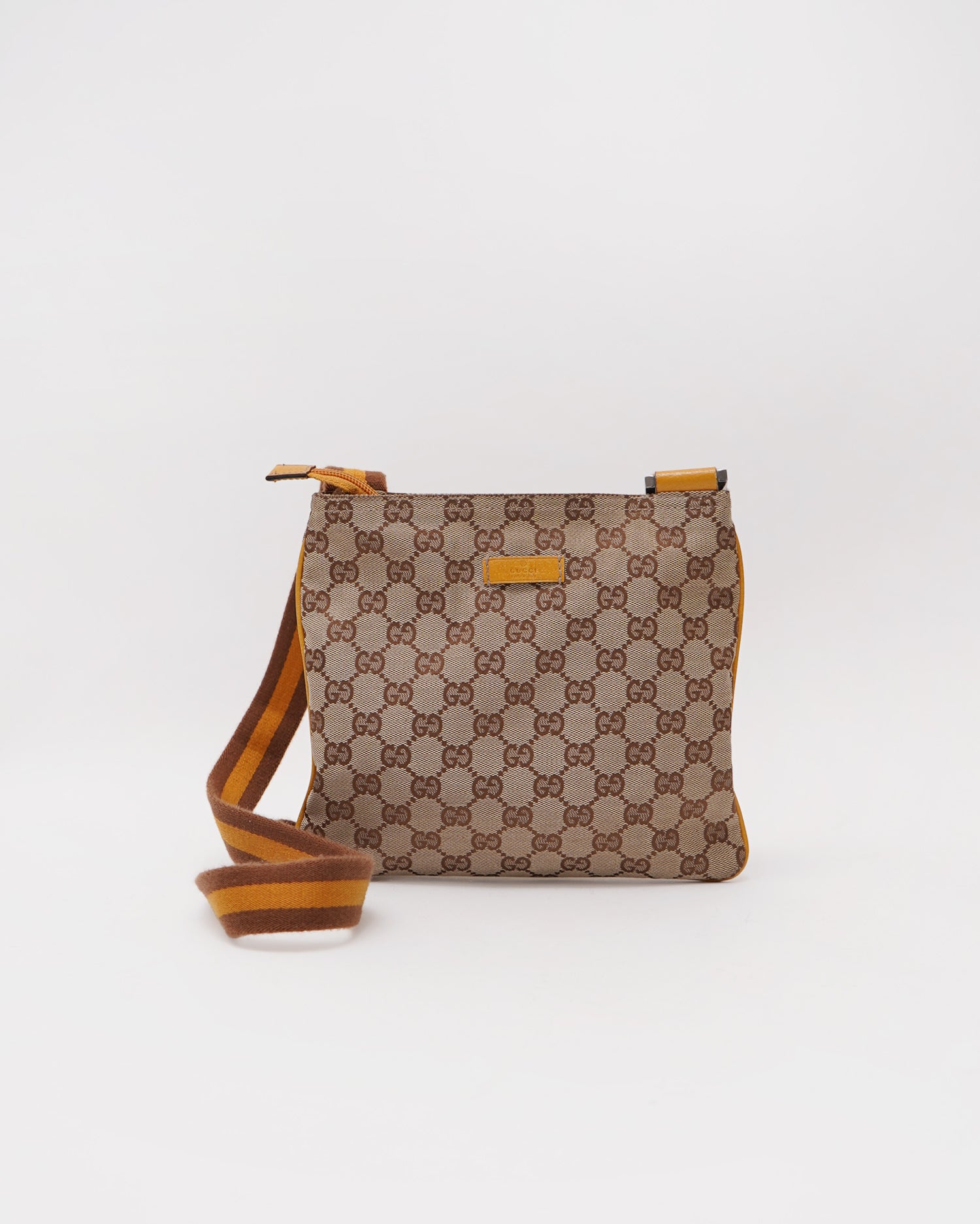 GUCCI GG Canvas Shoulder Bag Made in Italy – Front General Store