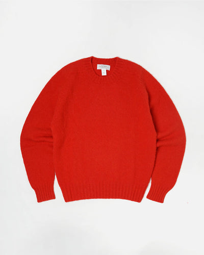 FGS Originals - Brushed Shetland Sweater Crew Neck / Red