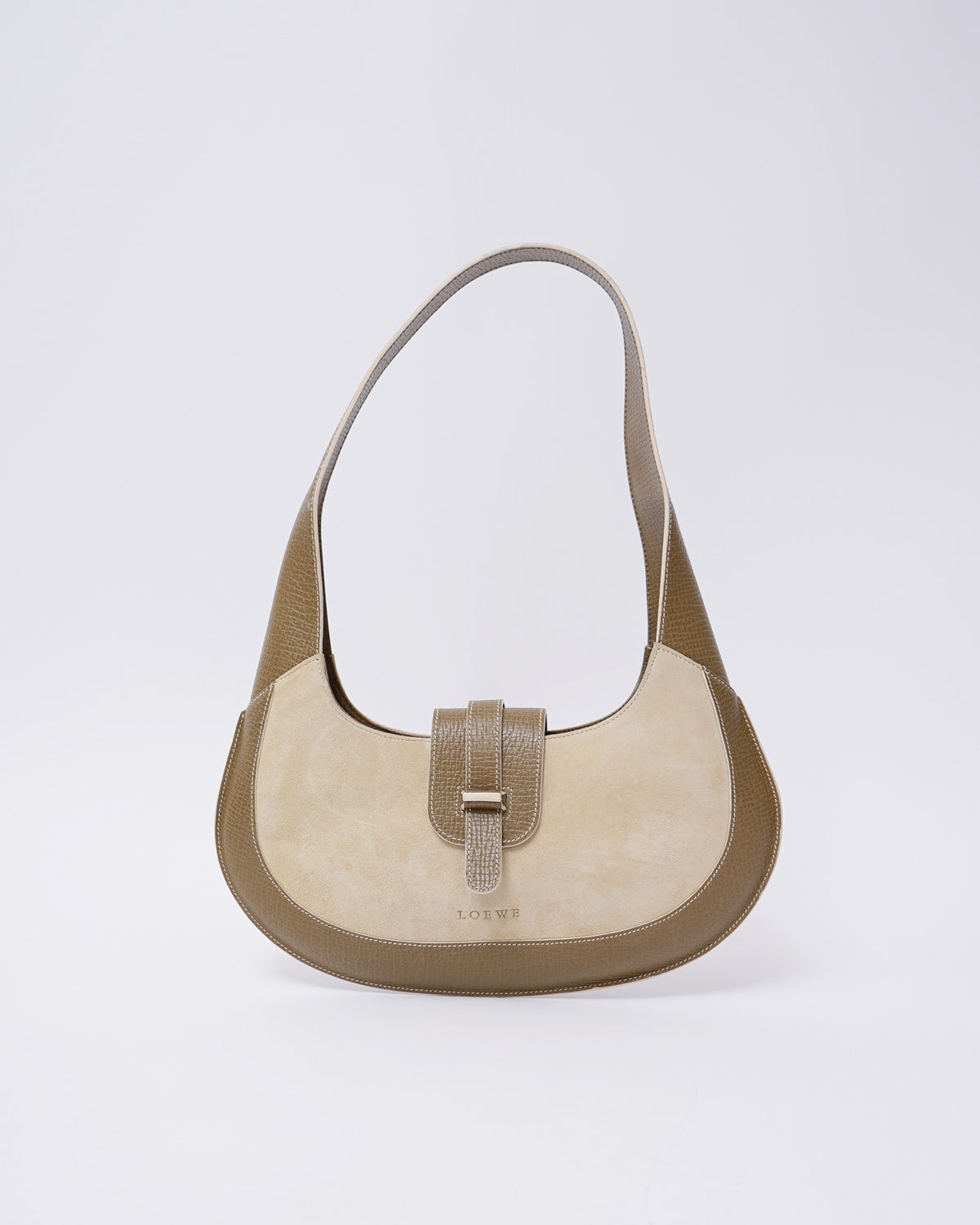 Bicolor One Shoulder Bag