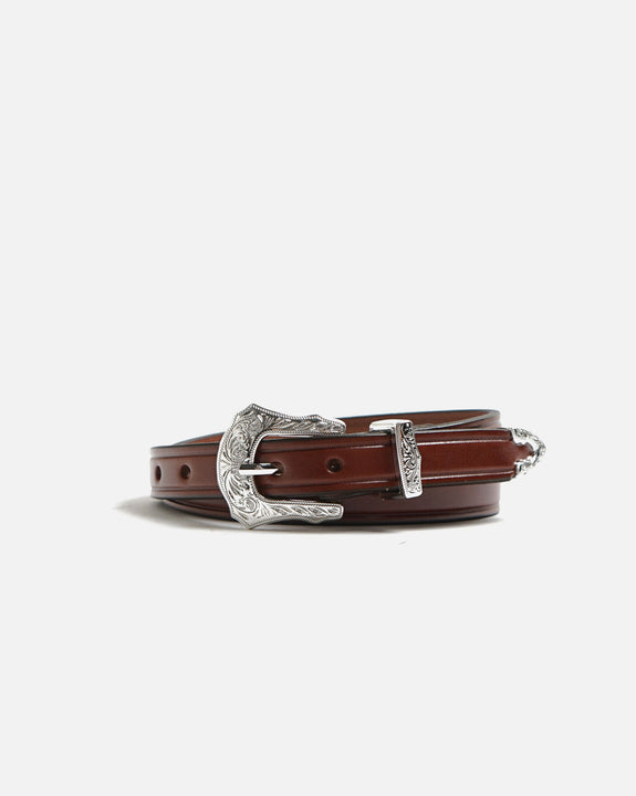 Western Buckle Set Leather Belt