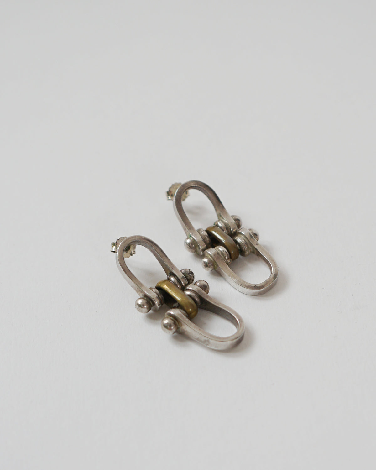 Silver x Brass Earrings