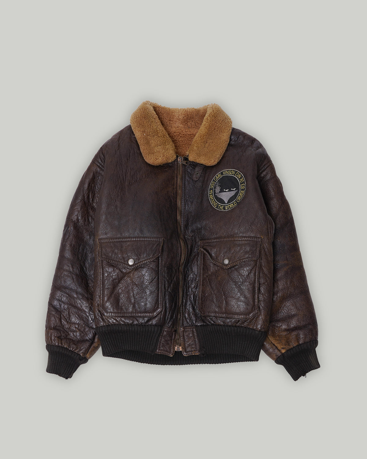 Type B-3 Sheepskin Bomber Jacket – Front General Store