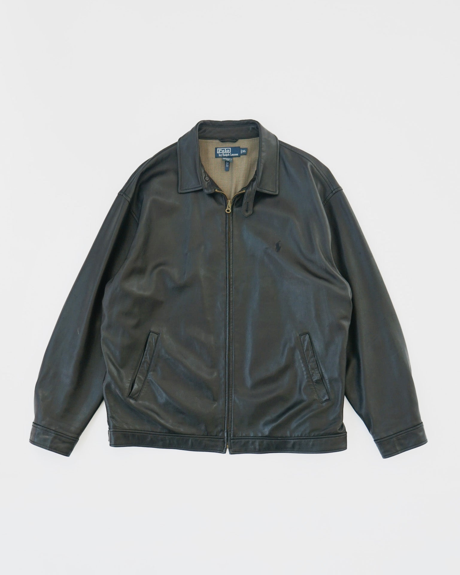 Ralph Lauren - Lamb Leather Zip-Up Jacket