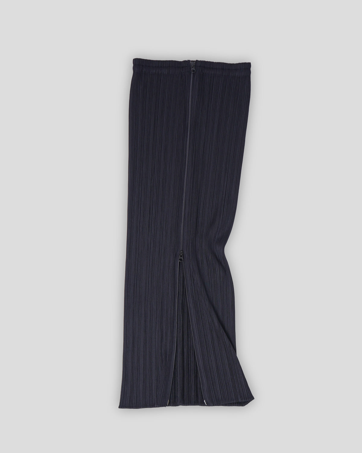Pleats Please Front Zip Long Skirt