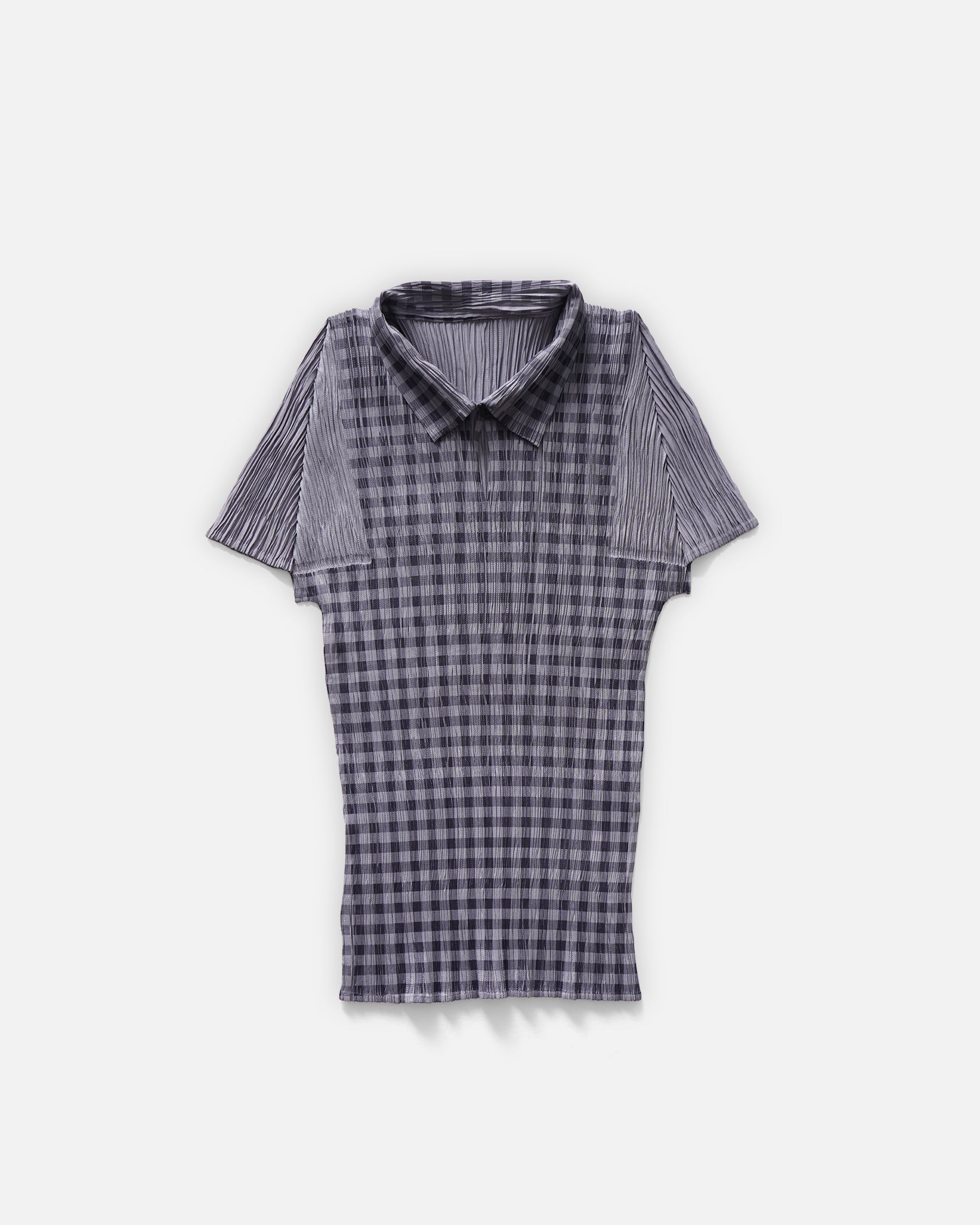 ISSEY MIYAKE Pleats Please One Button S/S Shirt Made in Japan