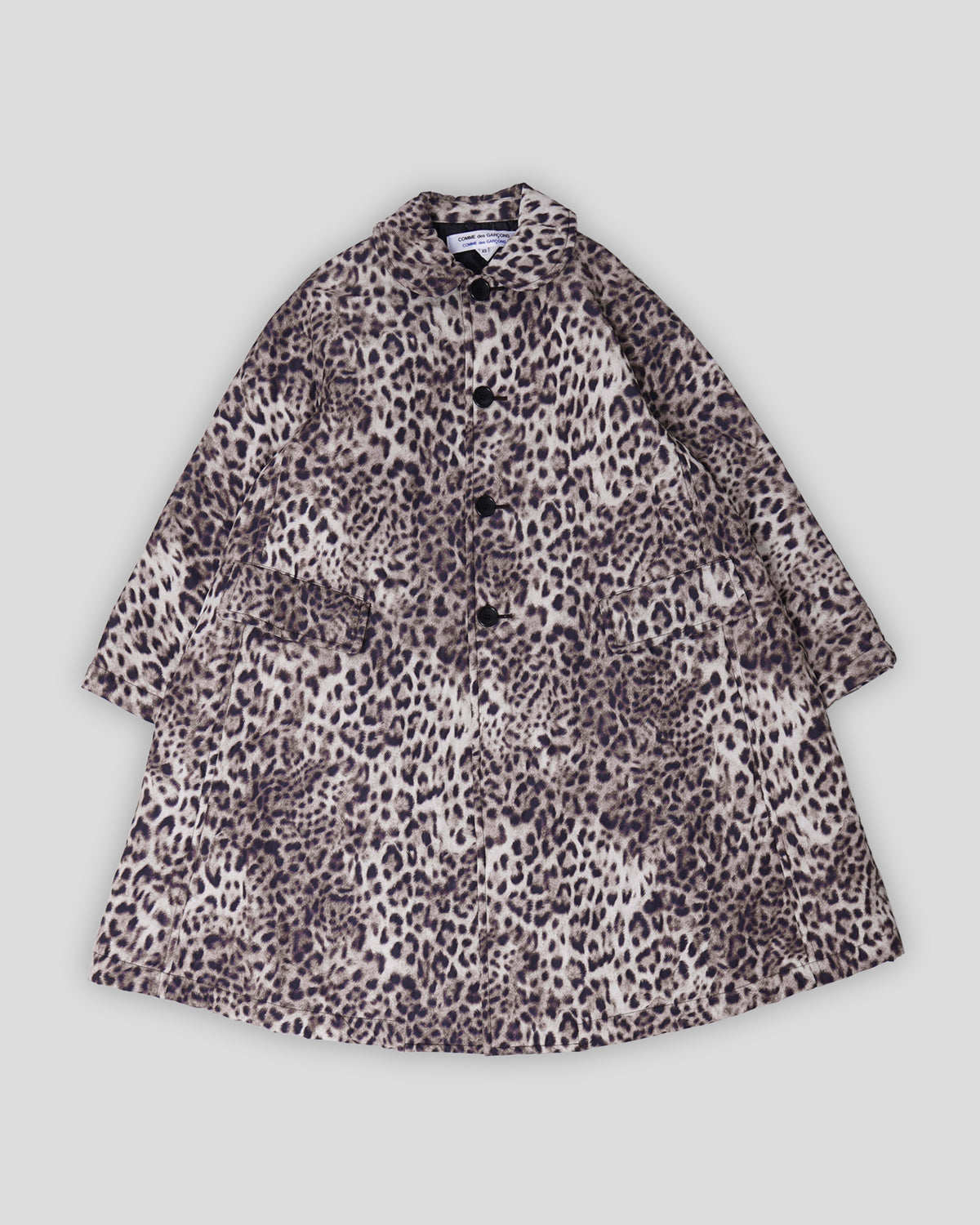 Leopard Quilted Coat