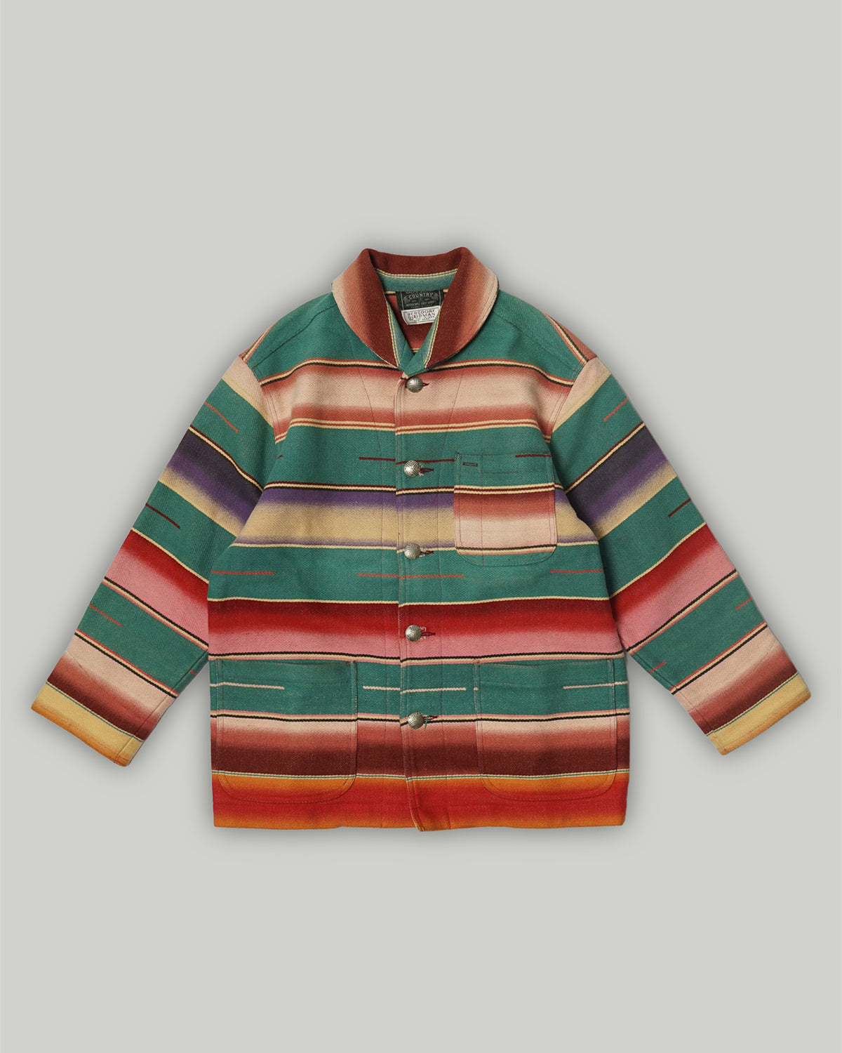 Country for Bergdorf Goodman Native Patterned Shawl Jacket