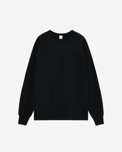 FGS Originals - Heavy-weight Pocket Long Sleeve T-shirt / Black