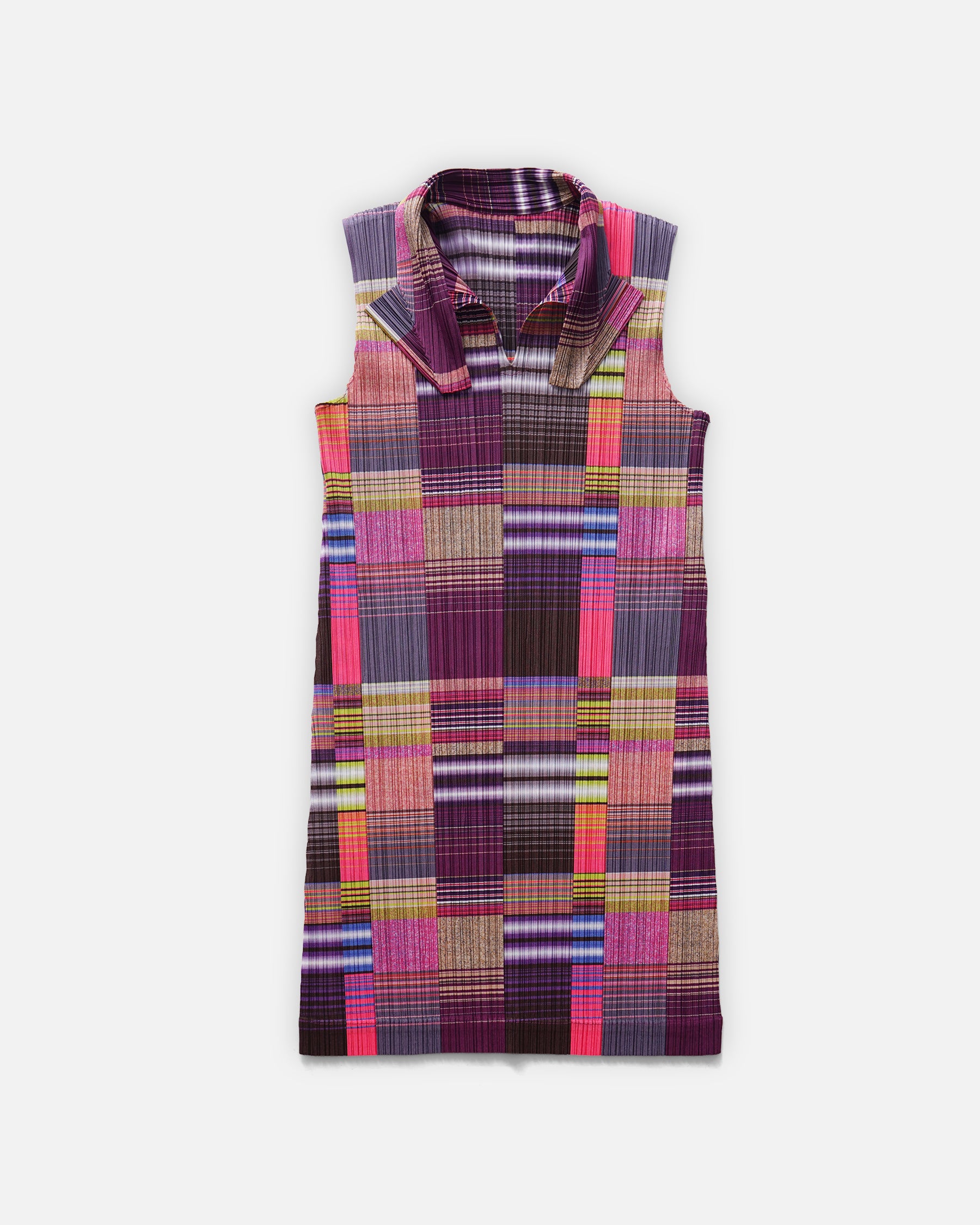 *PLATS PLEASE* プリーツタンクトップチェック Issey Miyake Pleats Please – Front General Store