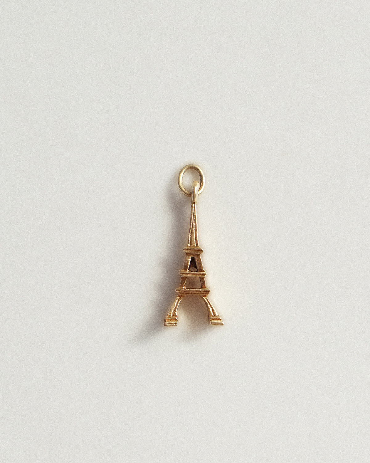 14k Gold Cat Charm