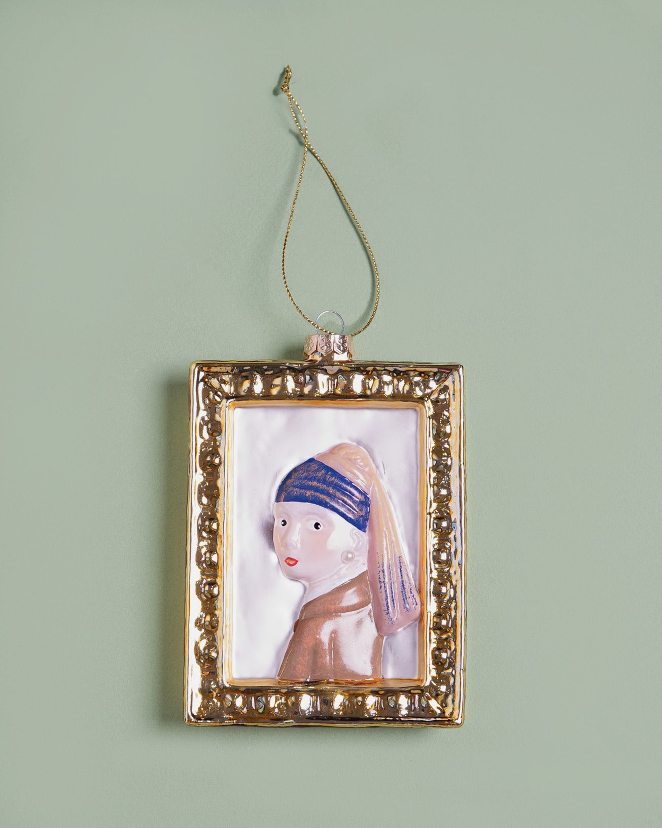 Girl with Pearl Earring Painting Ornament
