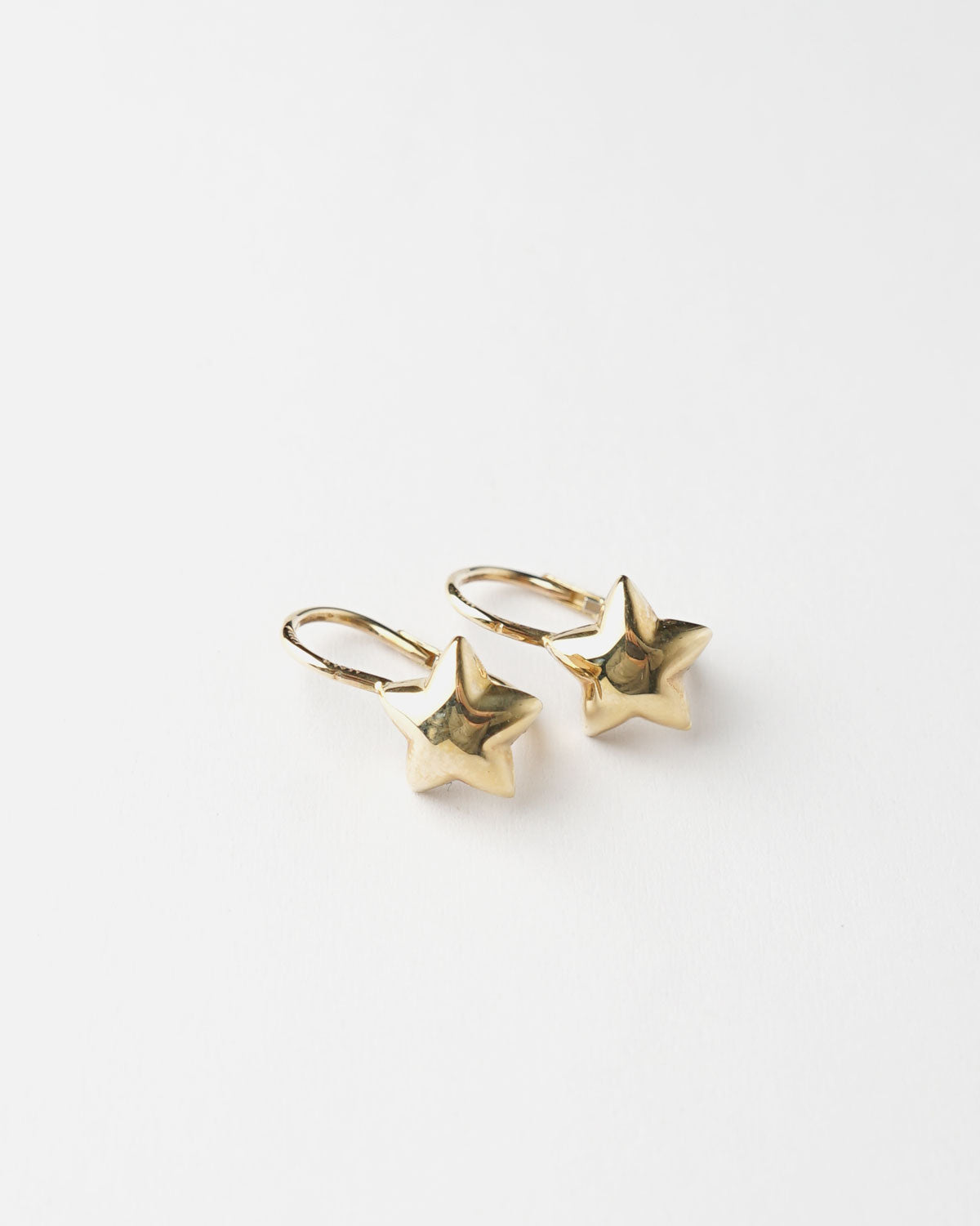14k Gold Star Earrings