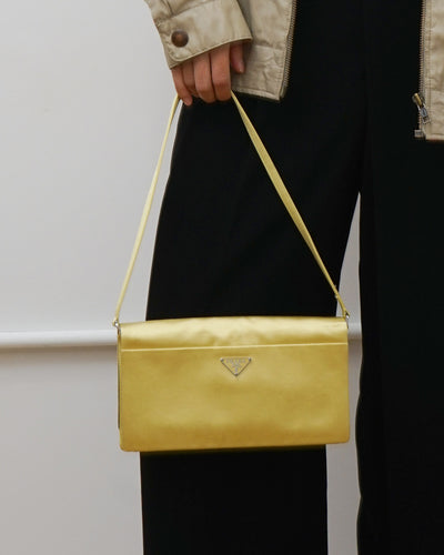 Silk Yellow Purse