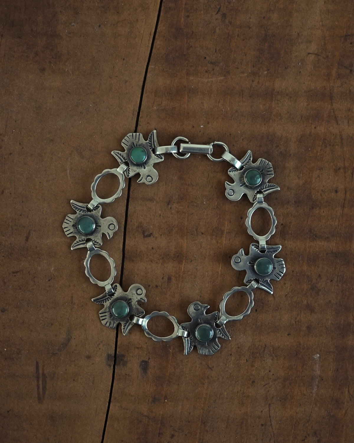 Silver Bracelet w/ Turquoise