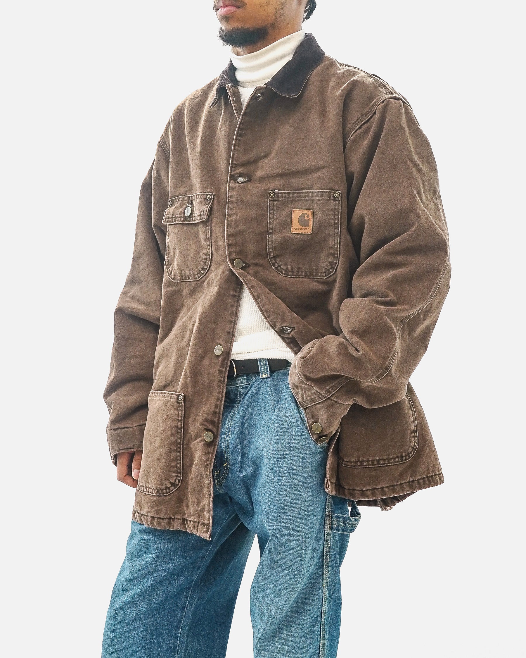 New Old Stock Carhartt Chore Jacket / Chocolate – Front General Store