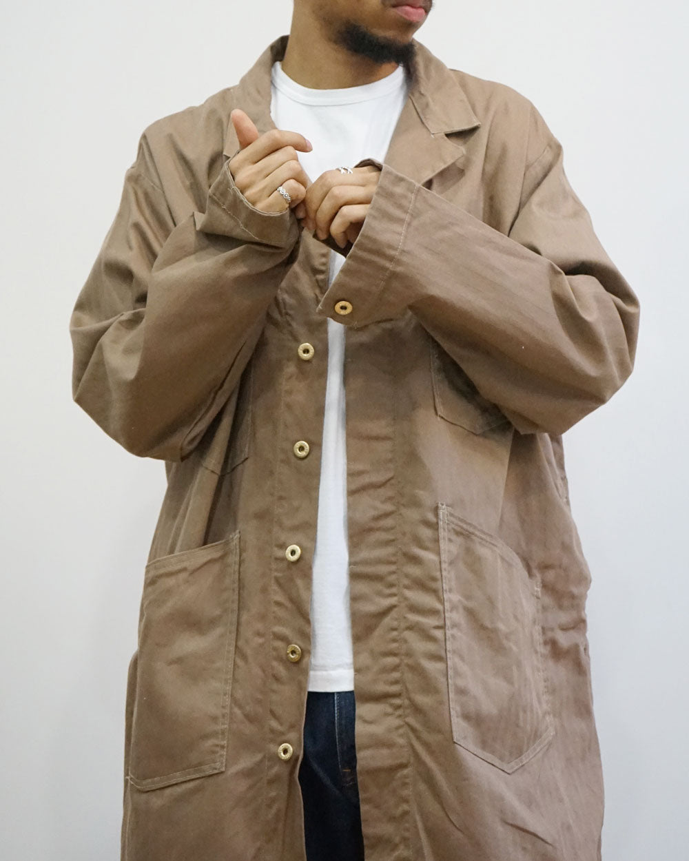 Universal Overall HBT Shop Coat / Brown – Front General Store