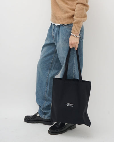 FGS Originals - Flat Tote Bag / Black