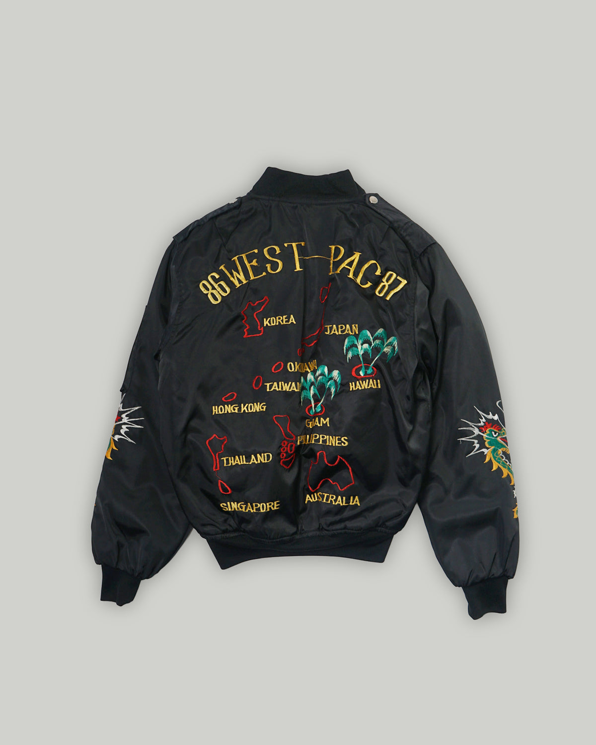 Vintage Zip Up Souvenir Jacket