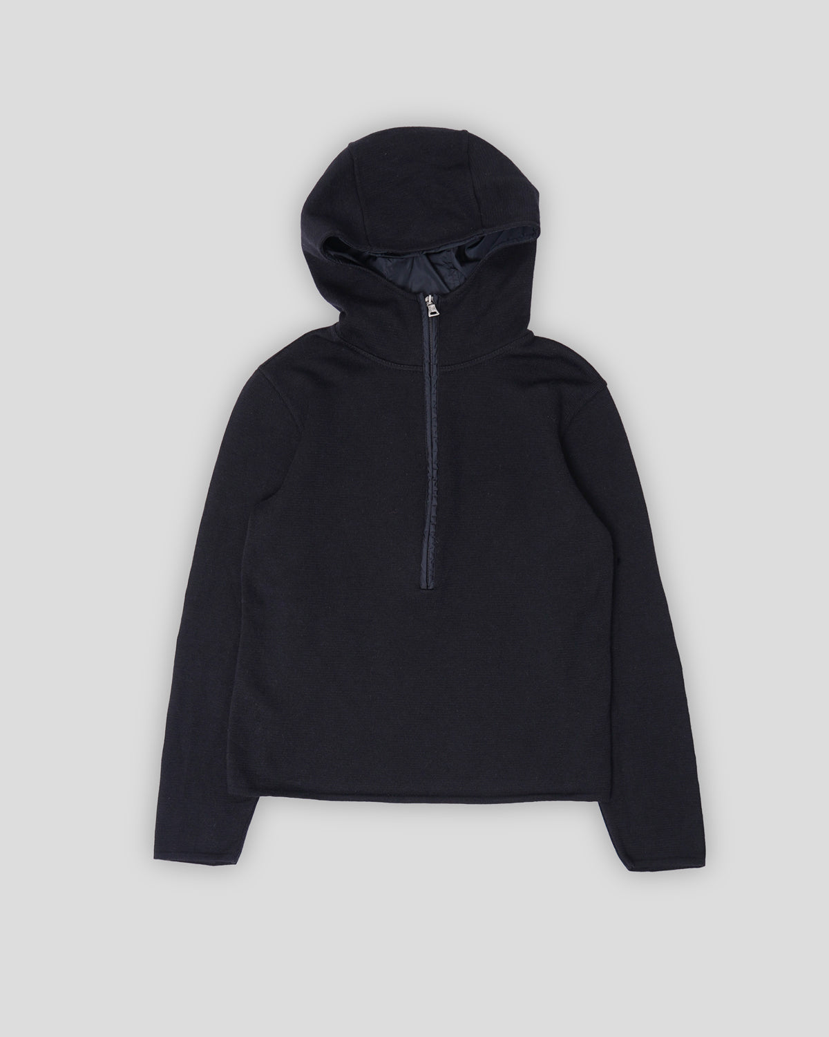 Hooded Half Zip Sweater