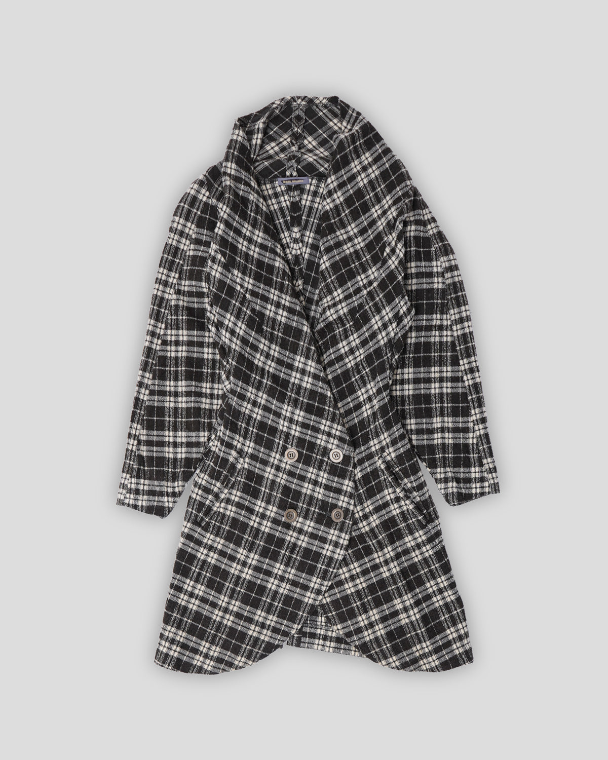 Wool Plaid Coat