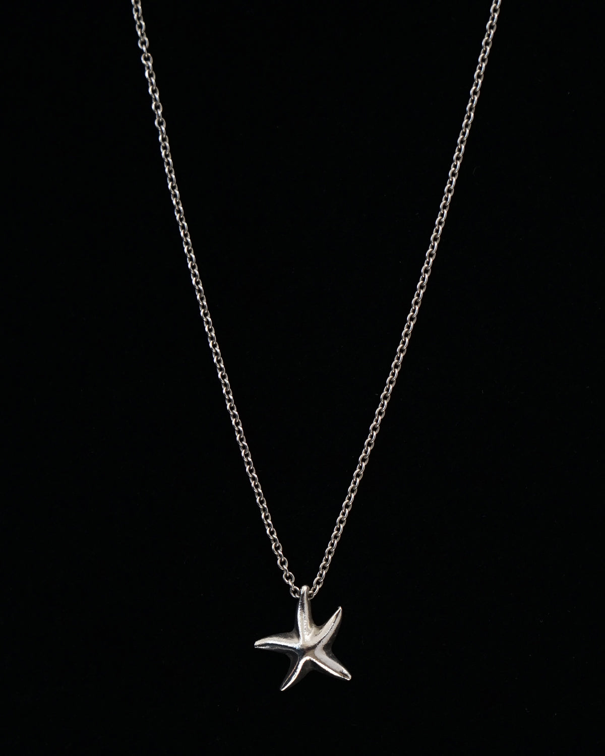 Silver Starfish Necklace