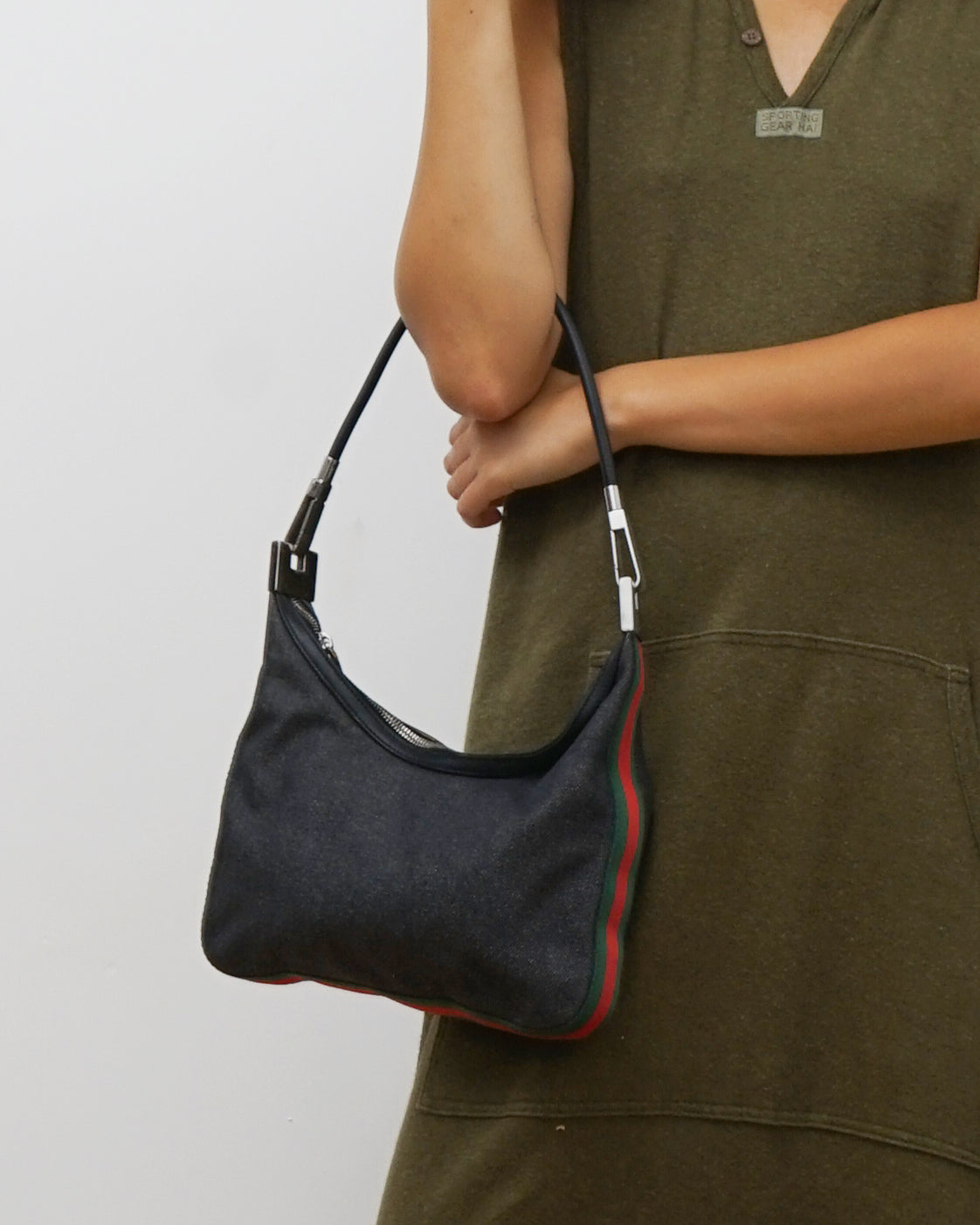 Lined One Shoulder Bag