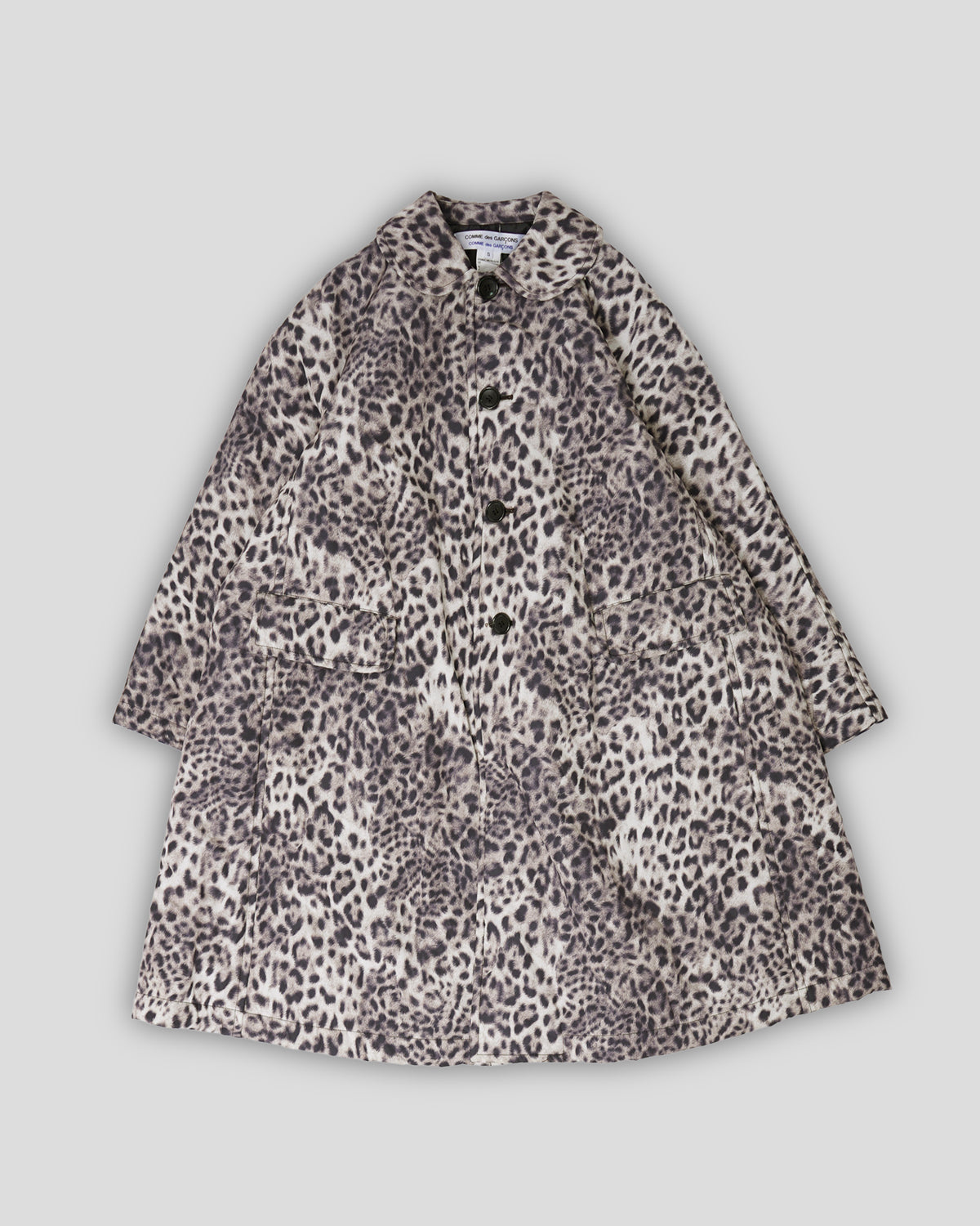 Leopard Printed Padded Coat