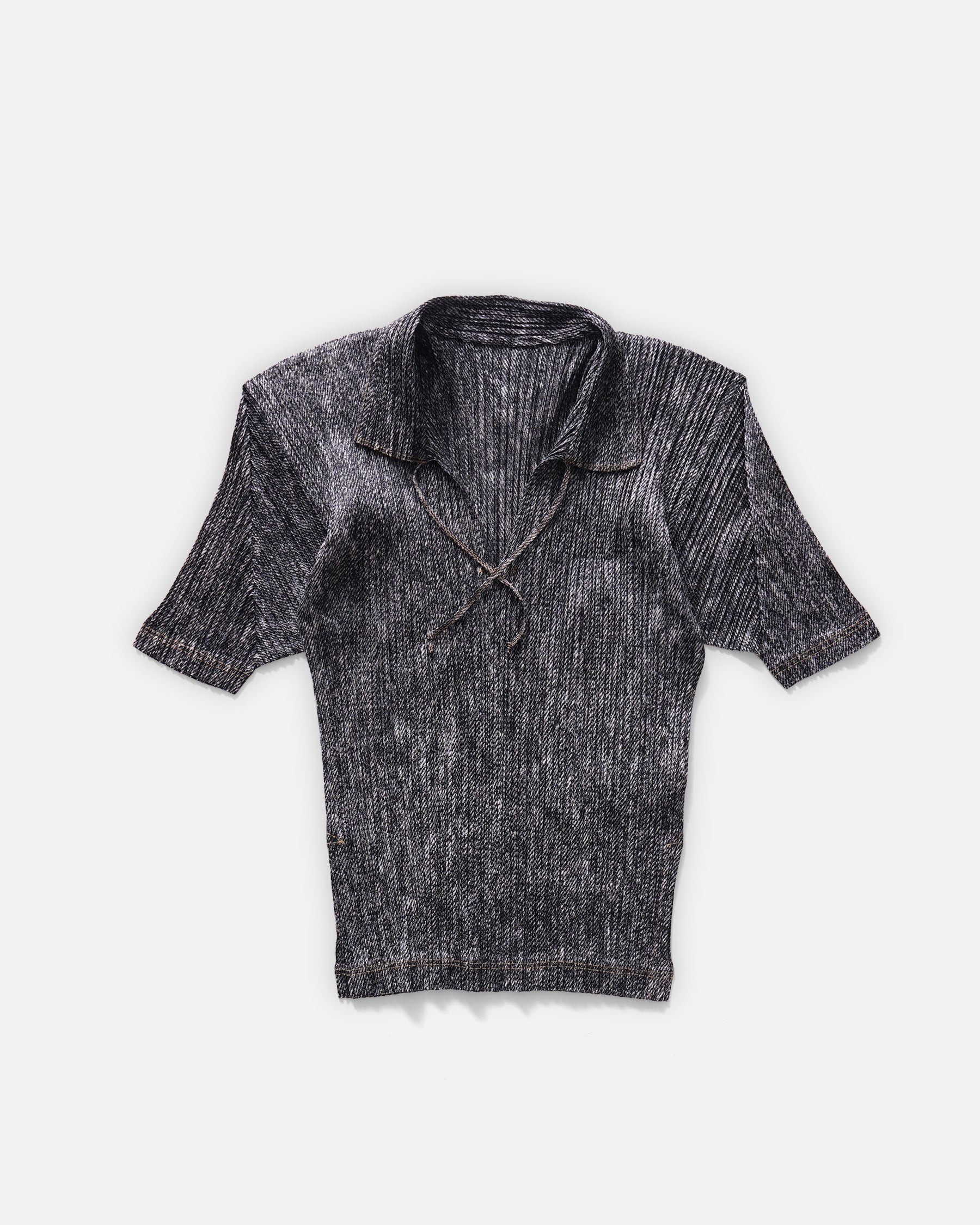 ISSEY MIYAKE Pleats Please Skipper Shirt Made in Japan – Front