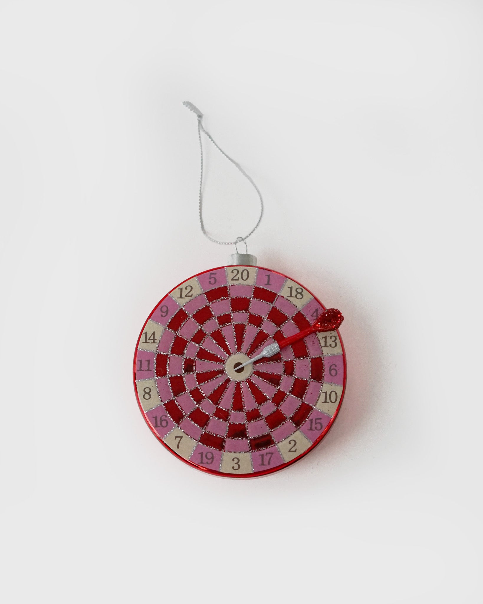 Dartboard Pink Ornament