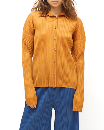 Pleats Please Mustard Shirt