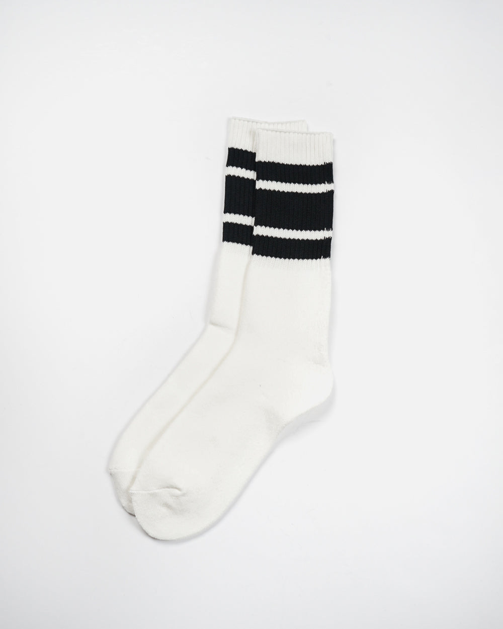 Striped Skater Socks / Black