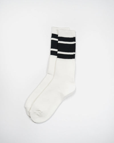 FGS Originals - Striped Skater Socks / Black