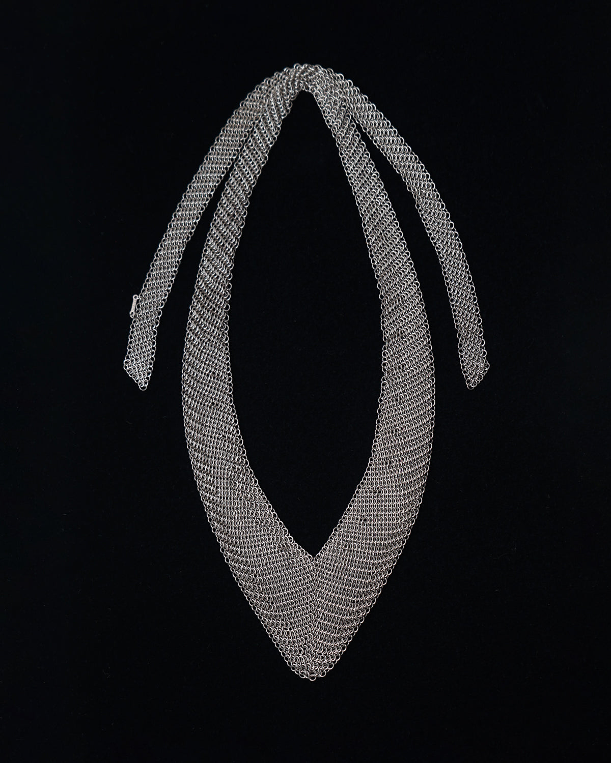 Silver Mesh Scarf Necklace – Front General Store - Main Image