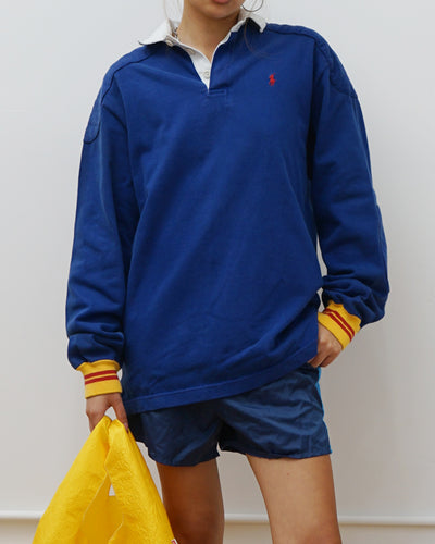 Rugby Shirt L/S / Blue