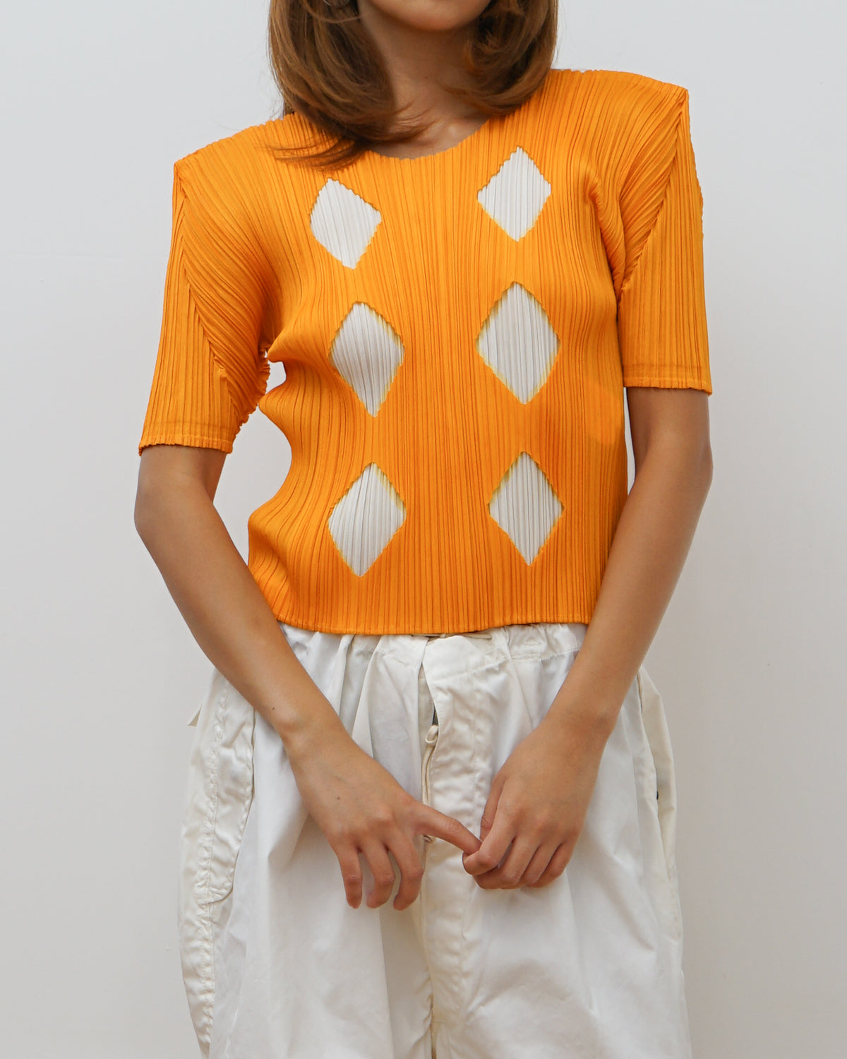 Pleats Please Diamond Pattern S/S Tops – Front General Store