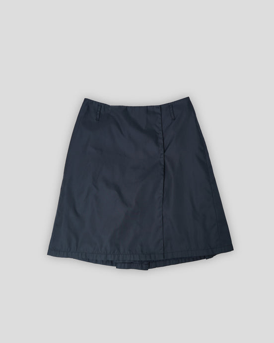 Nylon Wrapped Mini Skirt