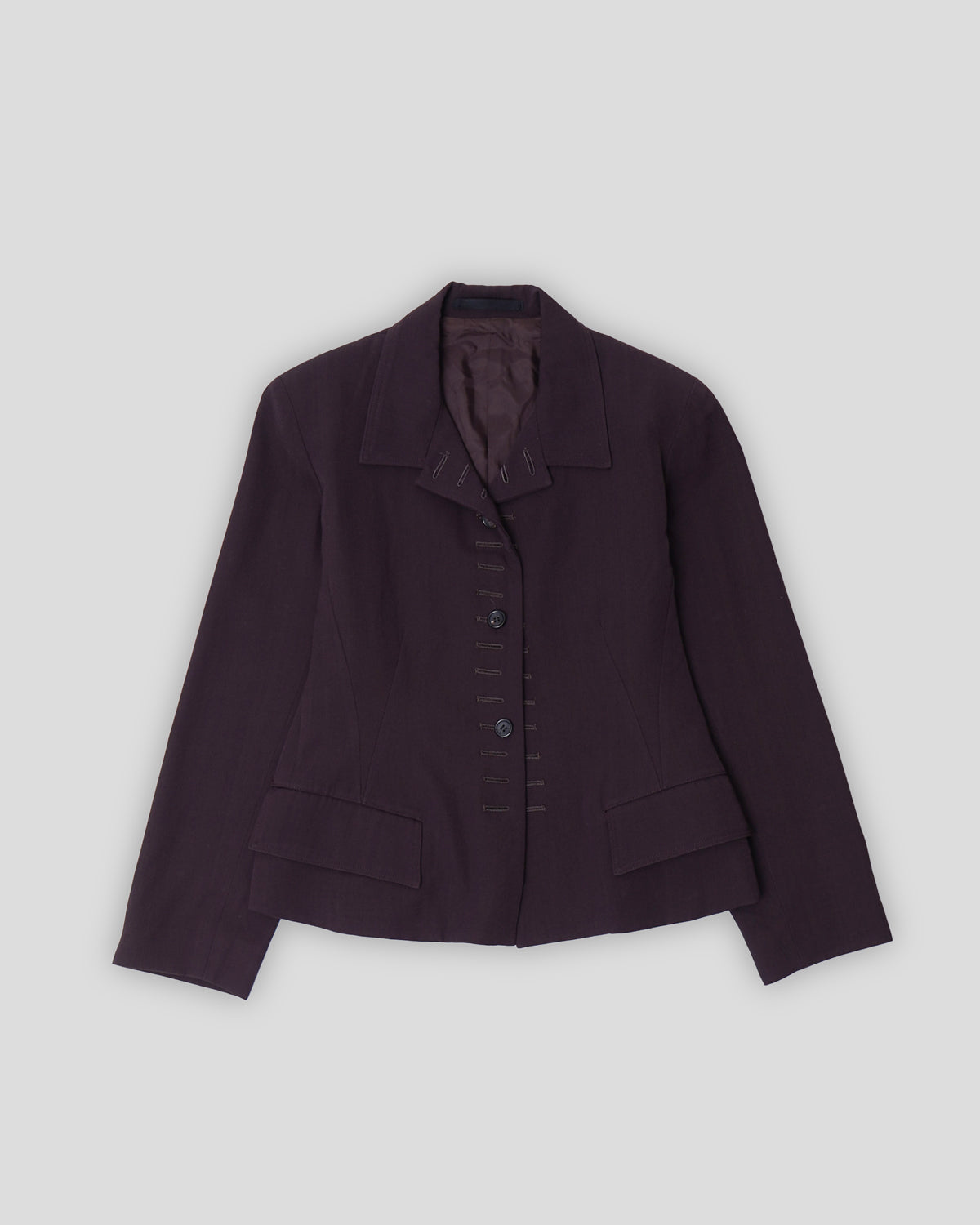 Button Hole Design Tailored jacket