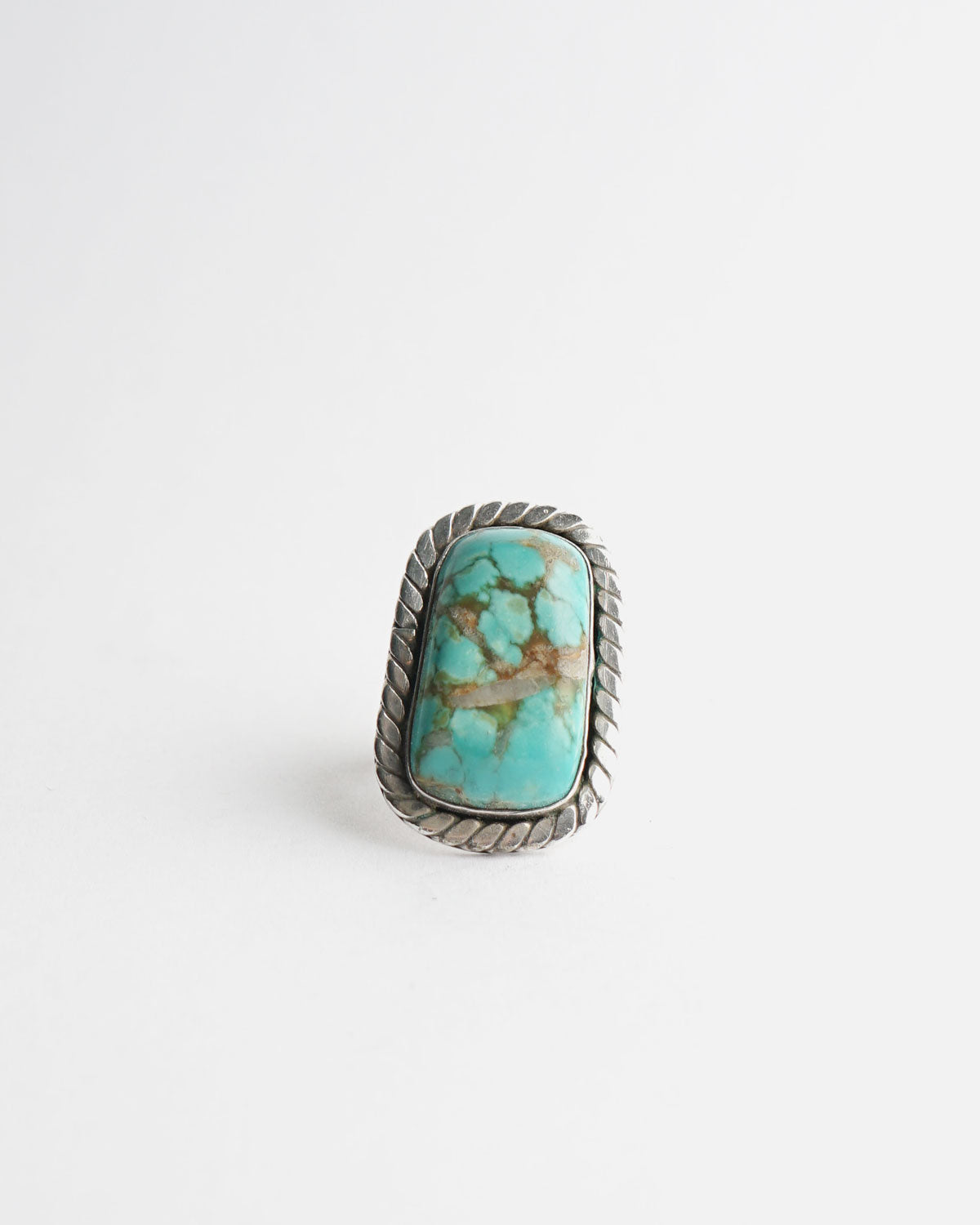 Silver x Turquoise Ring / size: 7.5