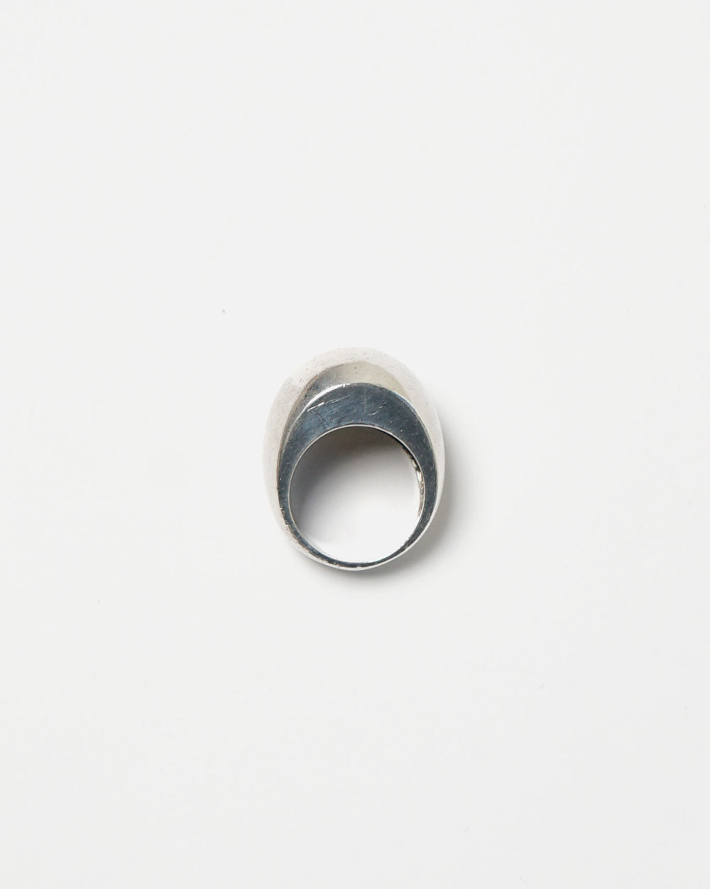 Silver Dome Ring / size: 6.5