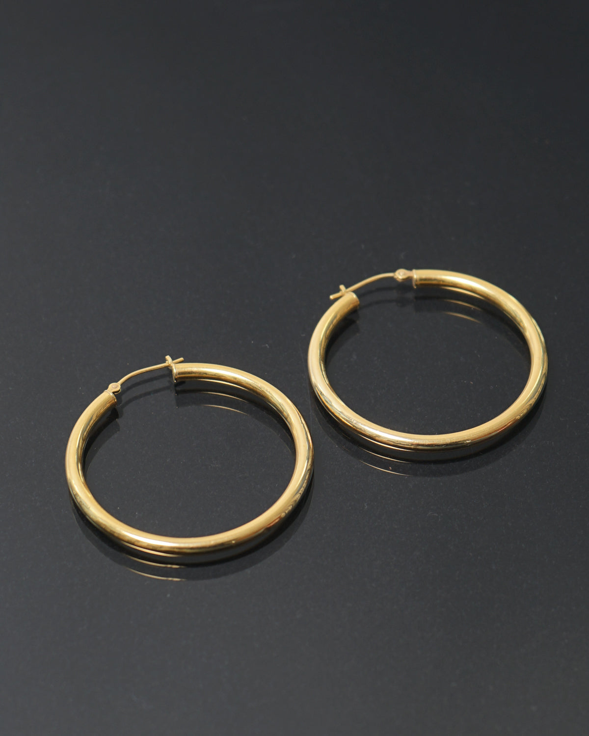 18k Gold Hoop Earrings