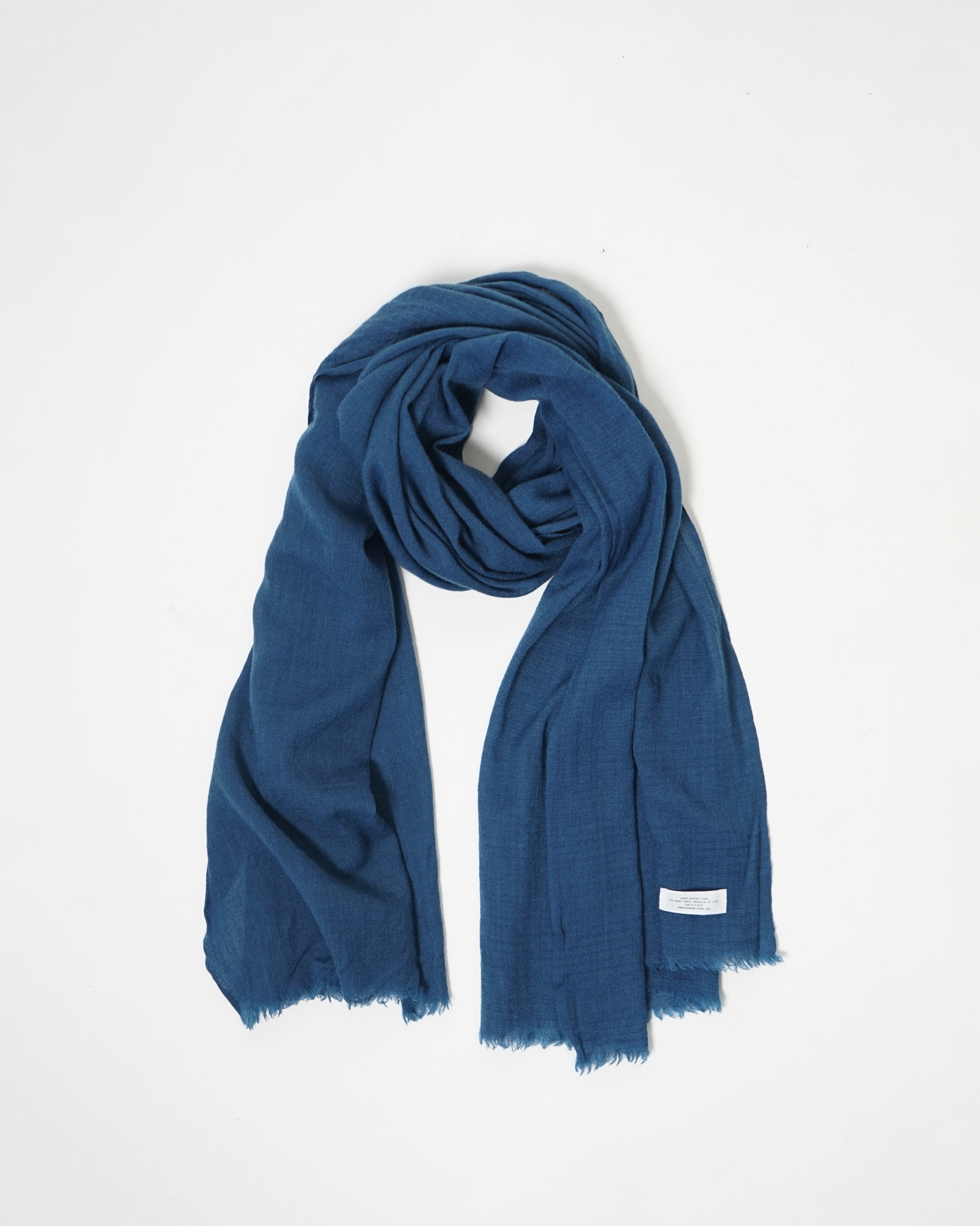 Wool Scarf / Blue